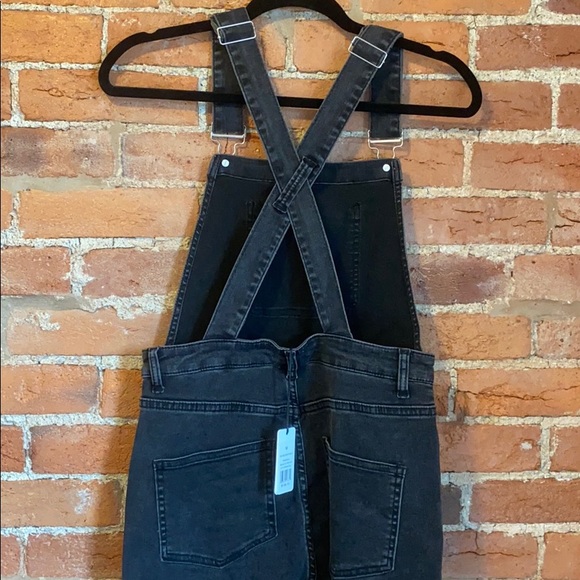 We Wore What High Rise Skinny Black Denim Overall - Picture 10 of 12